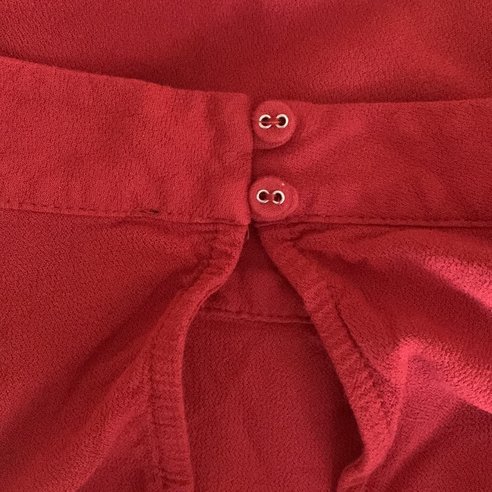 Forever 21 rust orange crop top with bell sleeves - Picture 8 of 8
